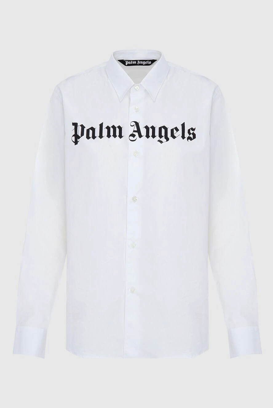 Palm Angels женские рубашка из хлопка белая женская купить с ценами и фото 173945 - фото 1