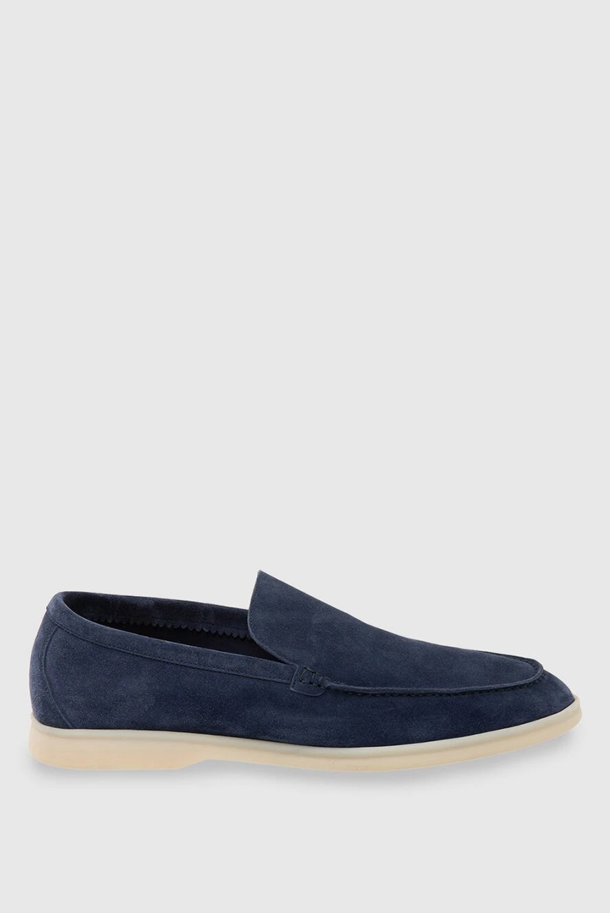 Loro Piana man blue suede loafers for men buy with prices and photos 173975 - photo 1