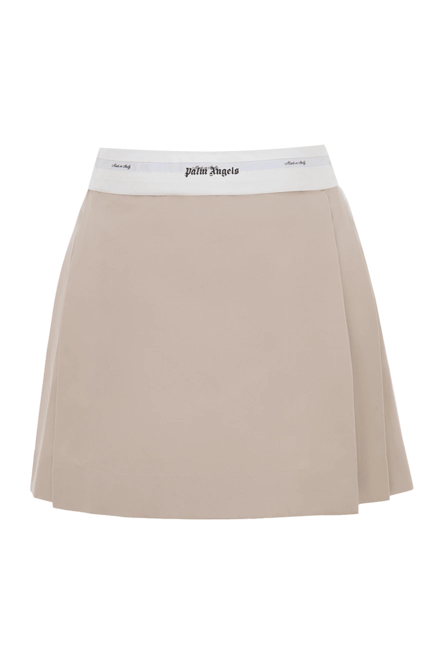 Palm Angels woman beige polyester and cotton skirt for women buy with prices and photos 174073