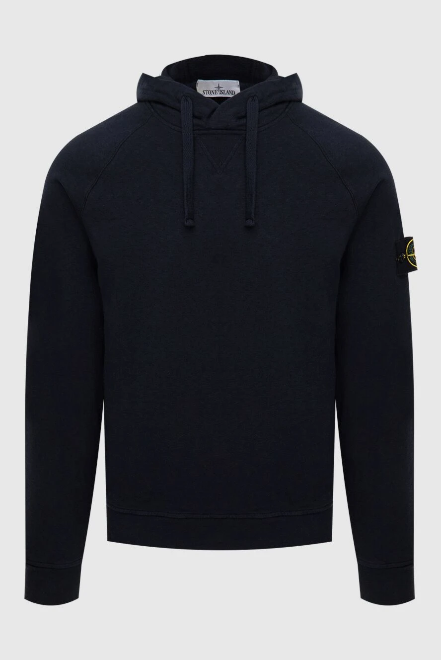 Stone Island man blue cotton hoodie for men buy with prices and photos 174088 - photo 1