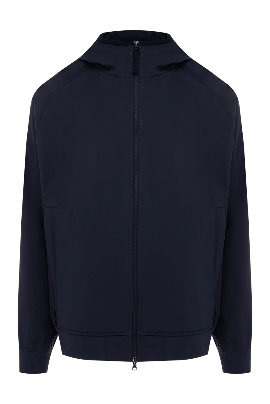 Stone Island мужские куртка из полиэстера и эластана синяя мужская купить с ценами и фото 174102
