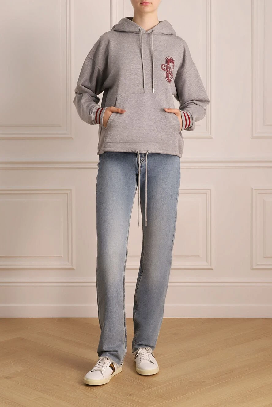 Celine woman gray cotton hoodie for women buy with prices and photos 174182 - photo 2