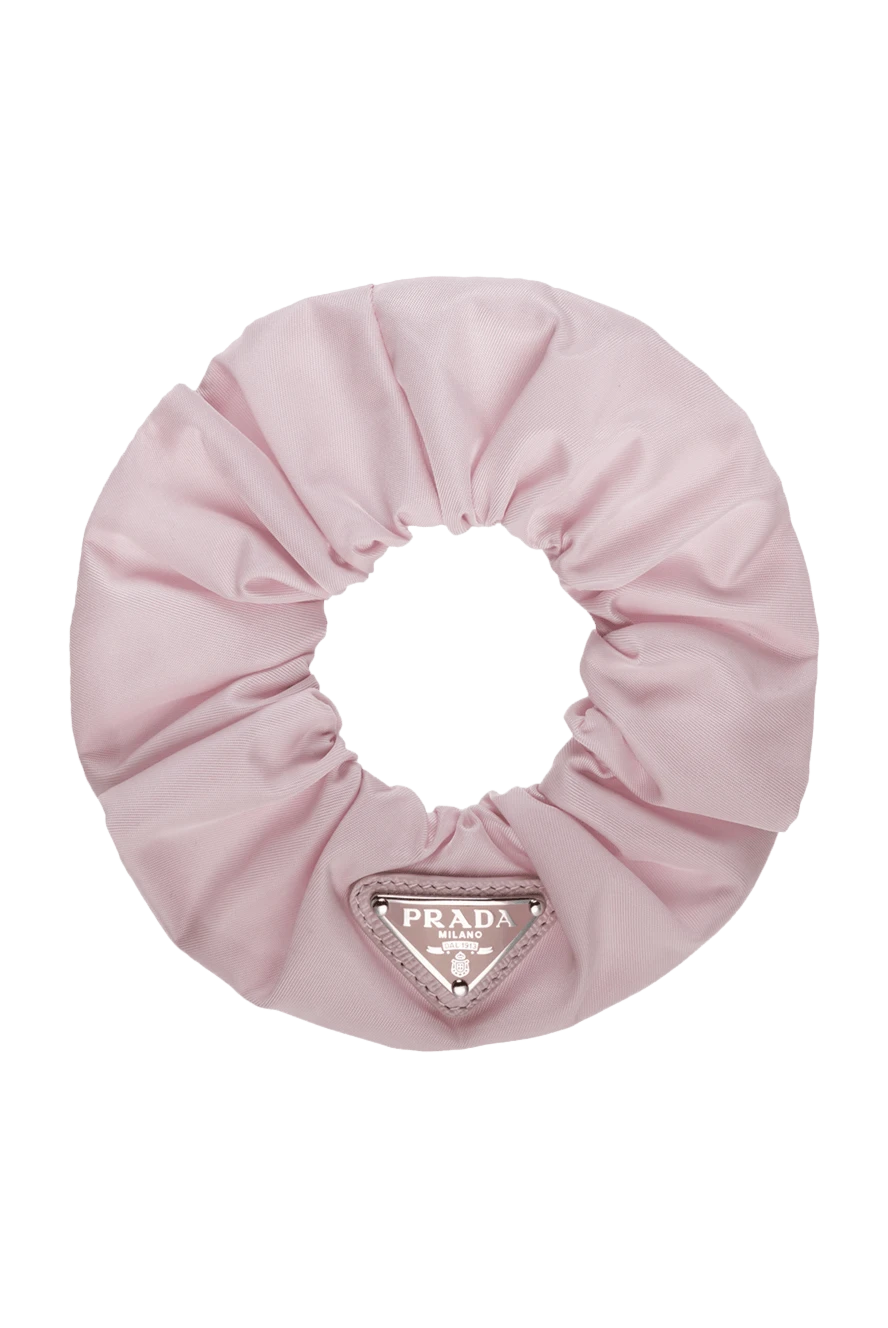 Prada женские резинка для волос из полиамида розовая женская купить с ценами и фото 174239 - фото 1