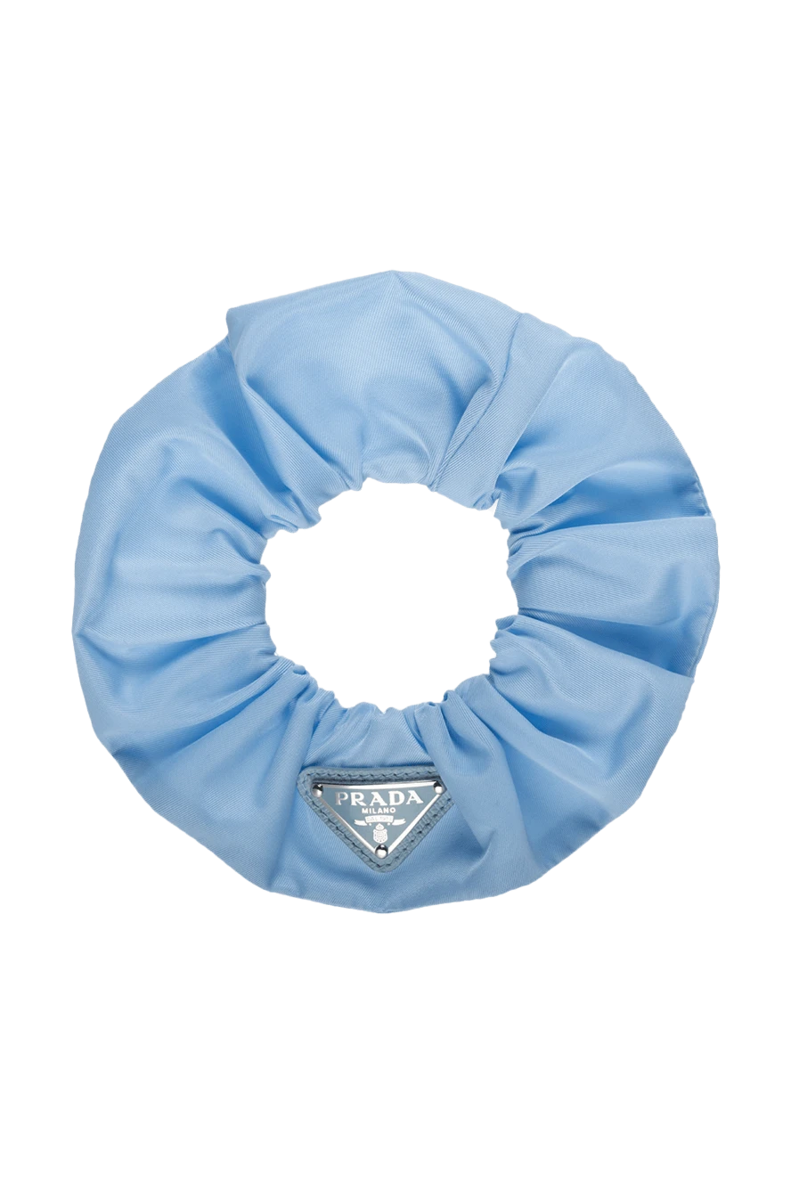 Prada woman blue polyamide scrunchie for women buy with prices and photos 174240