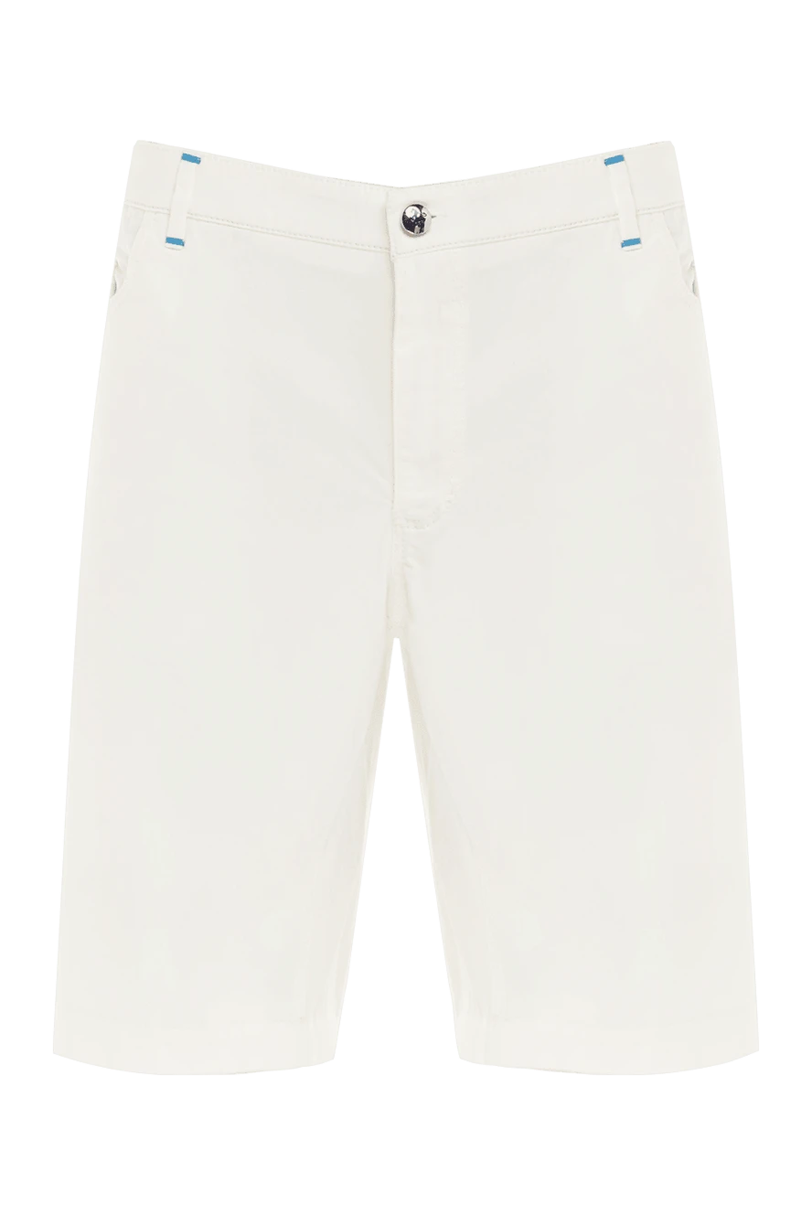 Zilli мужские шорты из хлопка и полиамида белые мужские купить с ценами и фото 174297 - фото 1