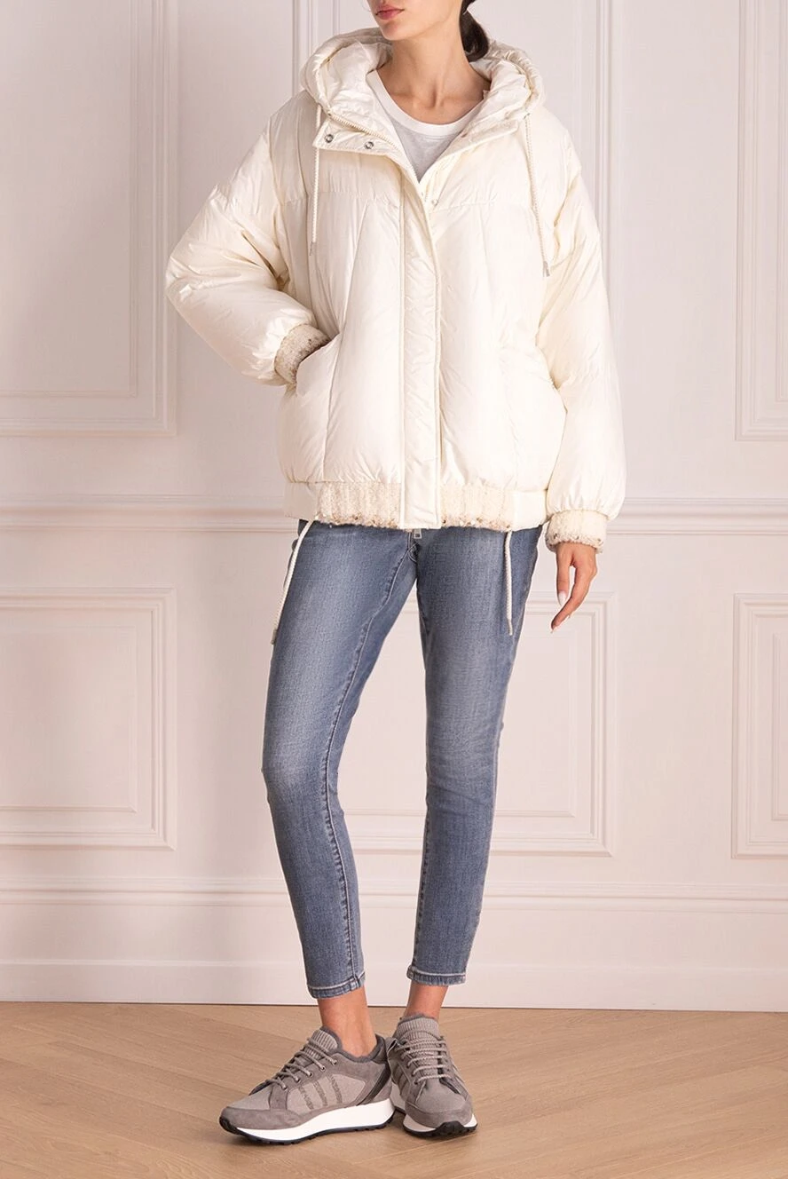 Panicale woman white down jacket for women buy with prices and photos 174326 - photo 2