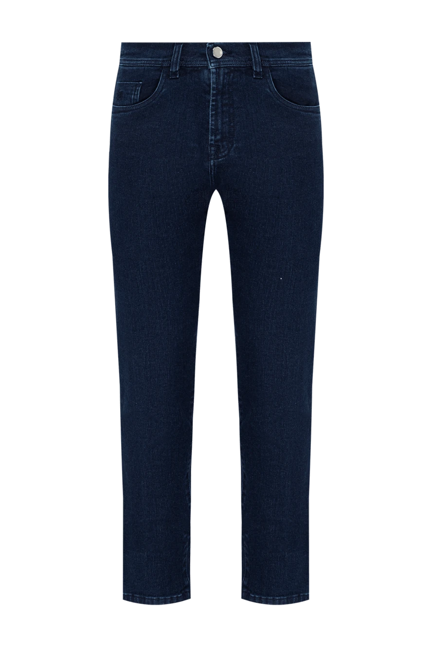 Scissor Scriptor чоловічі джинси з бавовни та поліуретану сині чоловічі купити фото з цінами 174435 - фото 1