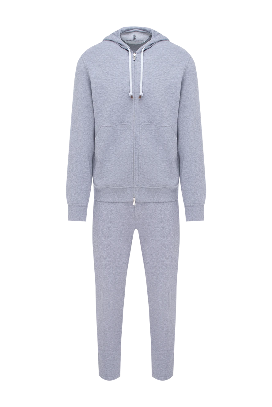 Brunello Cucinelli a soft melange jersey tracksuit with a hood. 174553 - photo 1