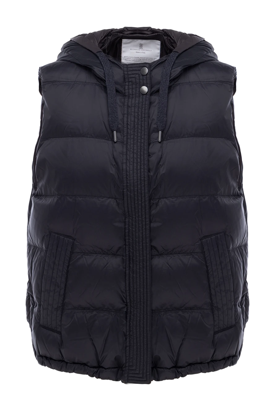 Brunello Cucinelli nylon down vest black for women 174559 - photo 1