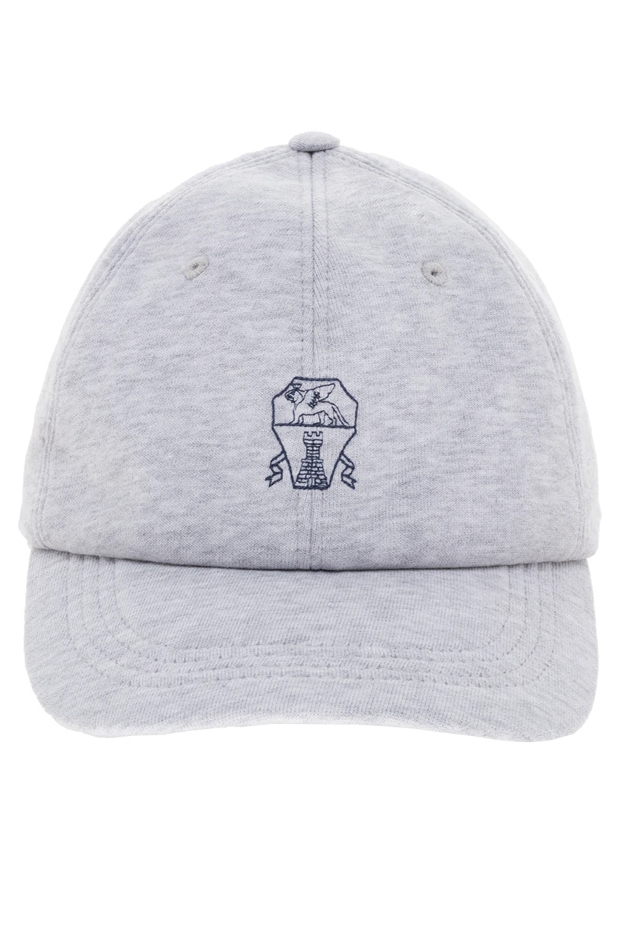 Brunello Cucinelli cap made of cotton gray for men 174862 - photo 1