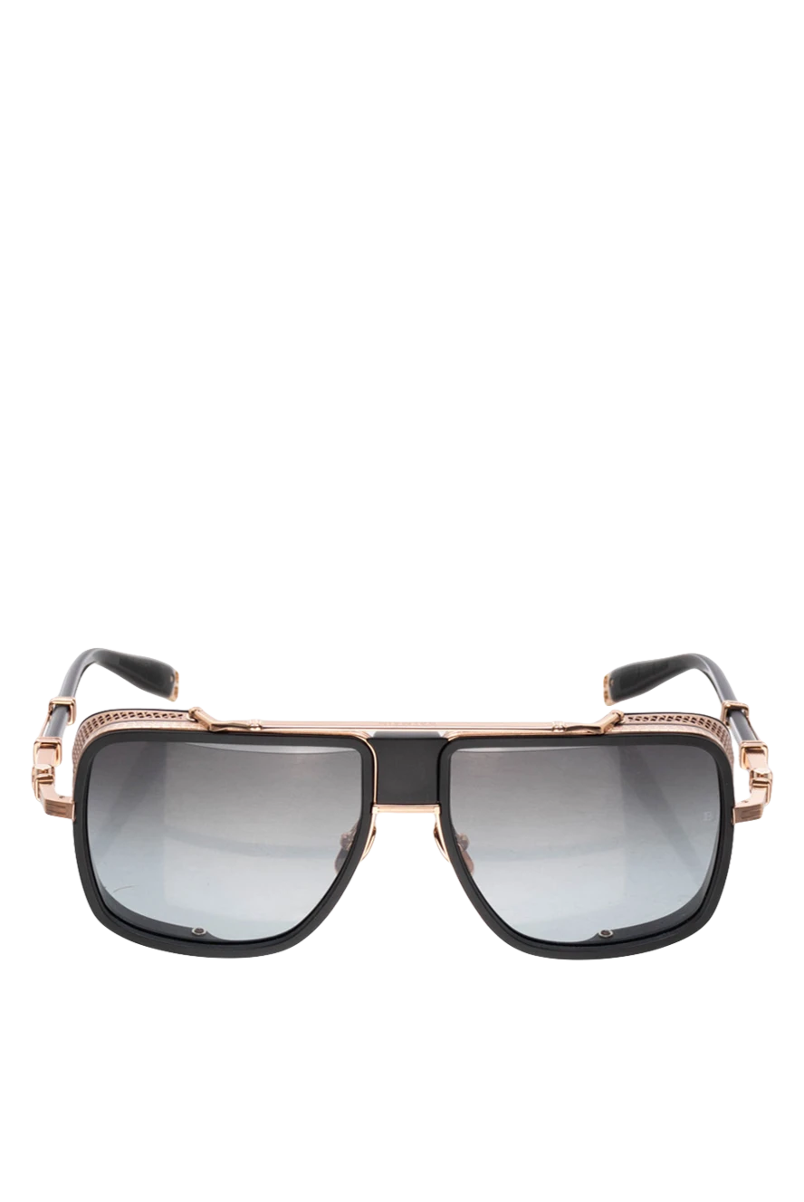 Balmain мужские очки солнцезащитные из металла и пластика черные мужские купить с ценами и фото 174924 - фото 1