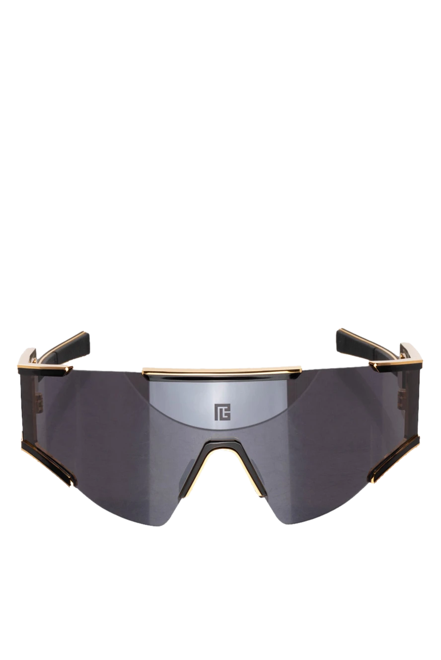 Balmain мужские очки солнцезащитные из металла и пластика черные мужские купить с ценами и фото 174926