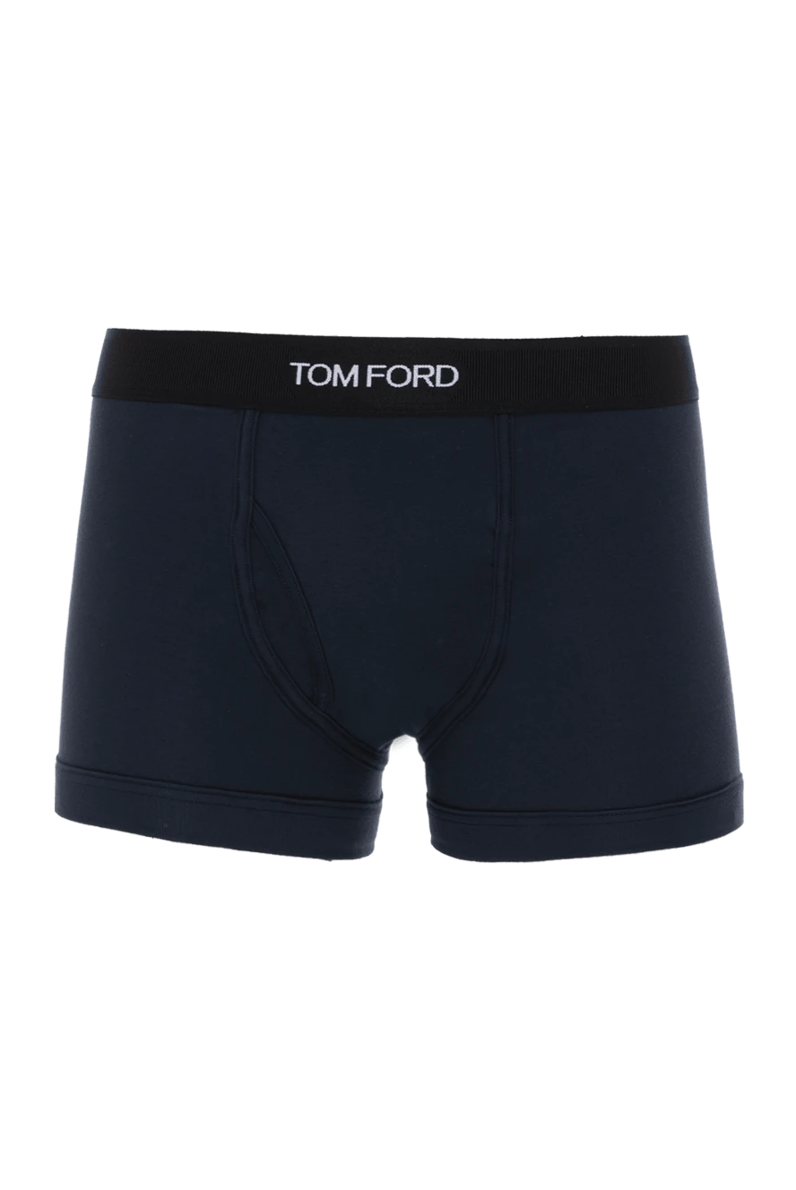 Tom Ford man men's boxers made of cotton and elastane, blue buy with prices and photos 174941