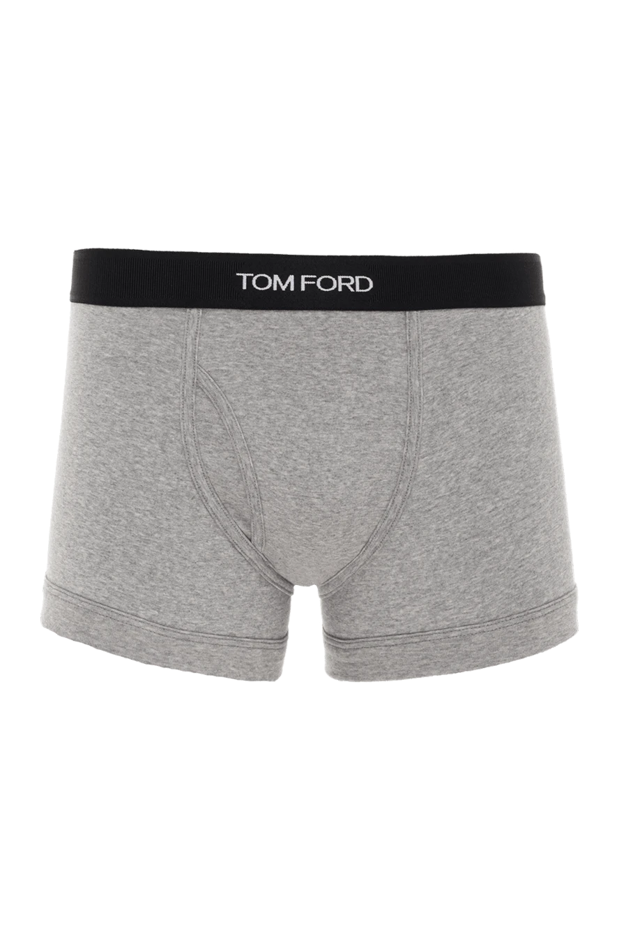 Tom Ford man men's boxers made of cotton and elastane, gray buy with prices and photos 174943
