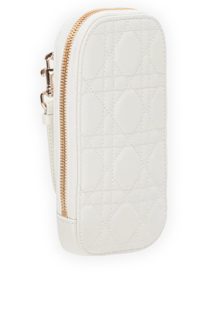 Dior женские чехол для телефона из кожи белый женский купить с ценами и фото 175111