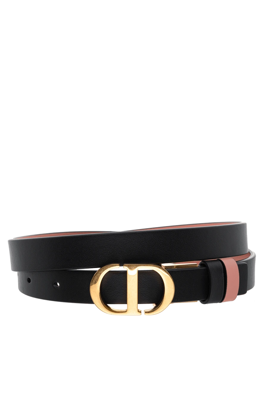 Dior woman black leather belt for women buy with prices and photos 175115 - photo 1