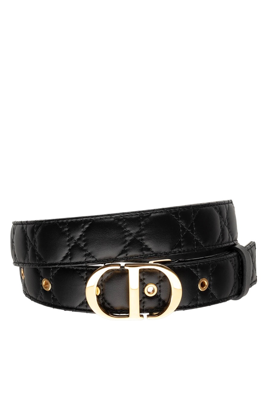 Dior woman black leather belt for women buy with prices and photos 175117 - photo 1