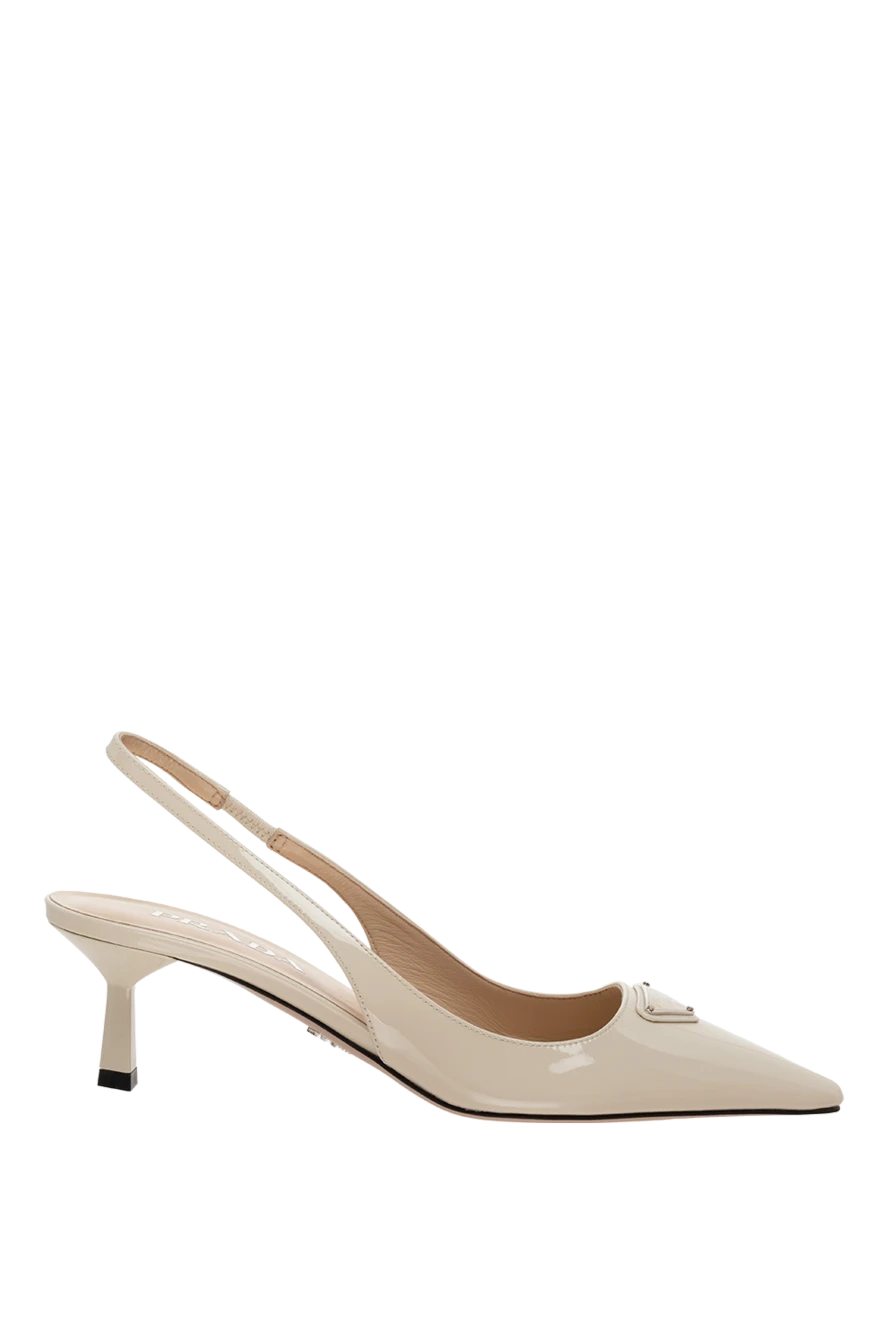Prada woman beige leather shoes for women buy with prices and photos 175135 - photo 1