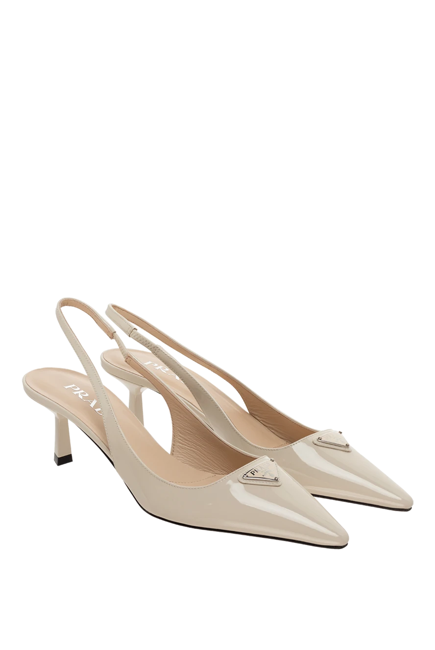 Prada woman beige leather shoes for women buy with prices and photos 175135