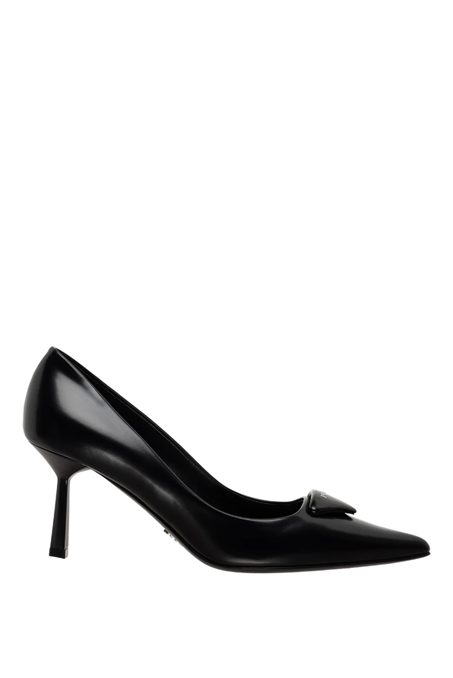 Prada женские туфли из кожи черные женские купить с ценами и фото 175137
