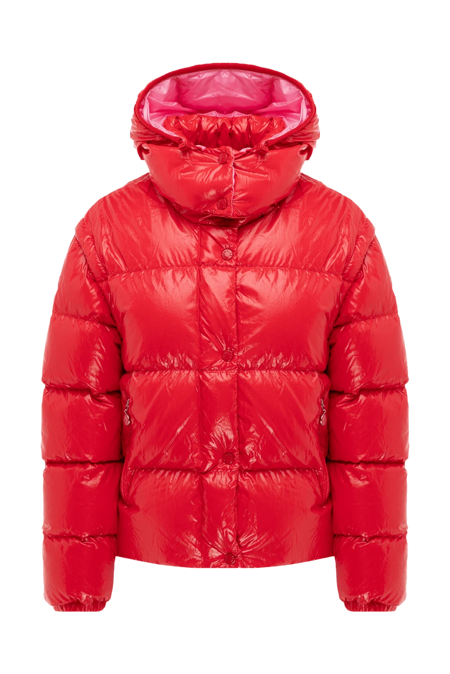Moncler woman red polyester down jacket for women buy with prices and photos 175199