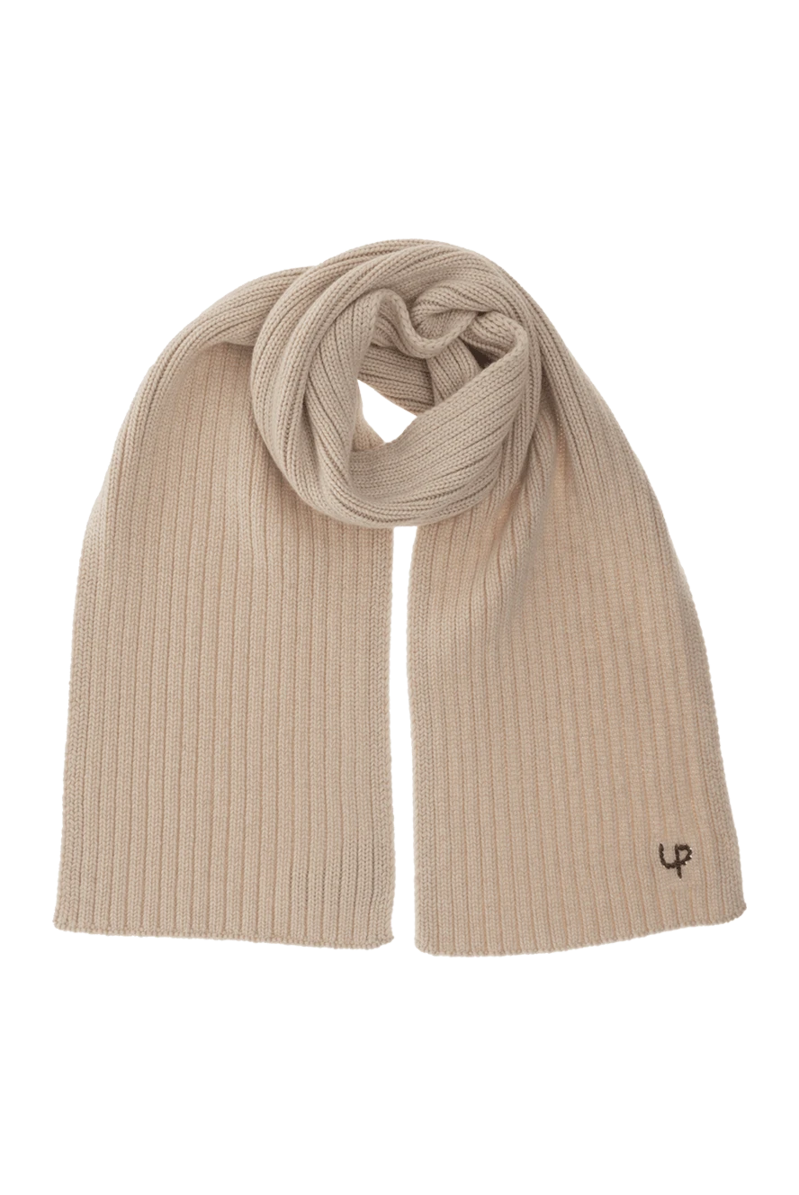 Loro Piana мужские шарф из кашемира бежевый мужской купить с ценами и фото 175213 - фото 1