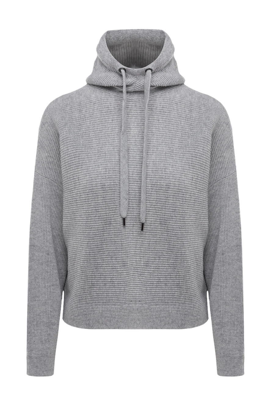 Brunello Cucinelli hoodie gray women's 175411 - photo 1