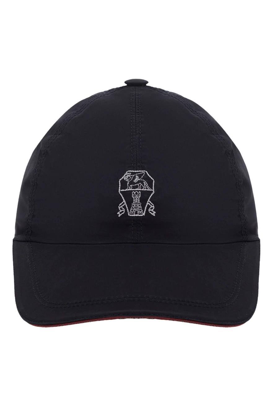 Palm Angels men's black baseball cap with a gothic logo 178827