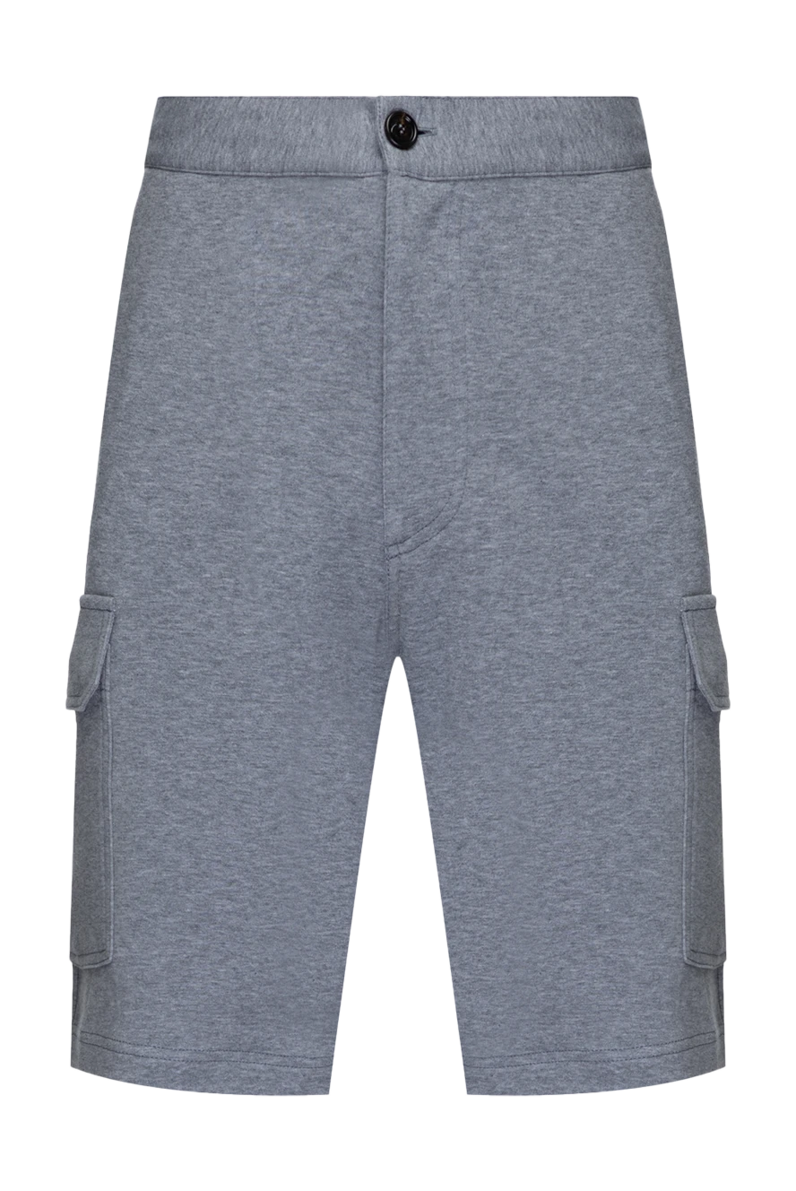 Brunello Cucinelli шорти з бавовни з бічними кишенями та регульованим поясом 175422 - фото 1