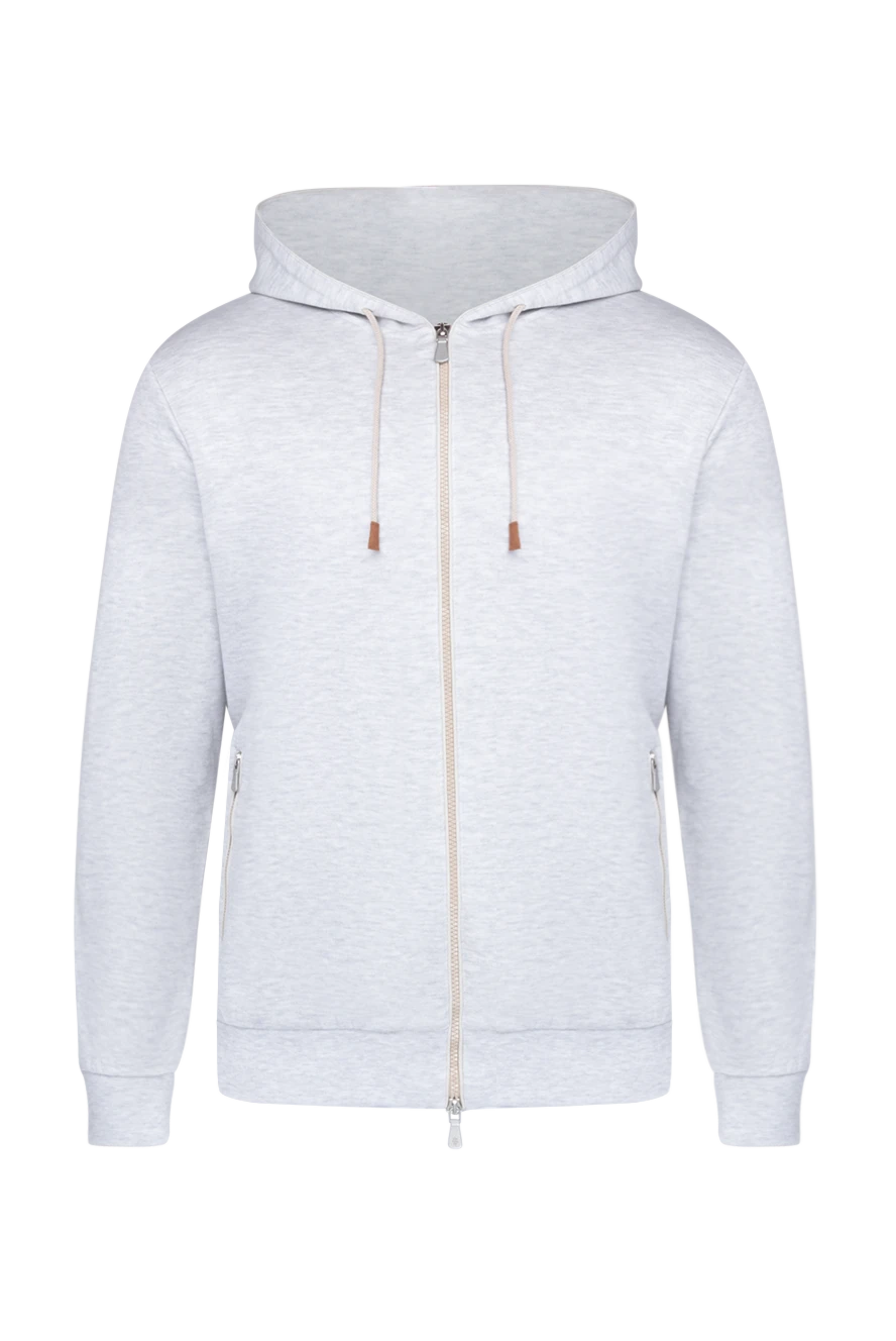 Eleventy gray cotton sweatshirt for men 175482 - photo 1