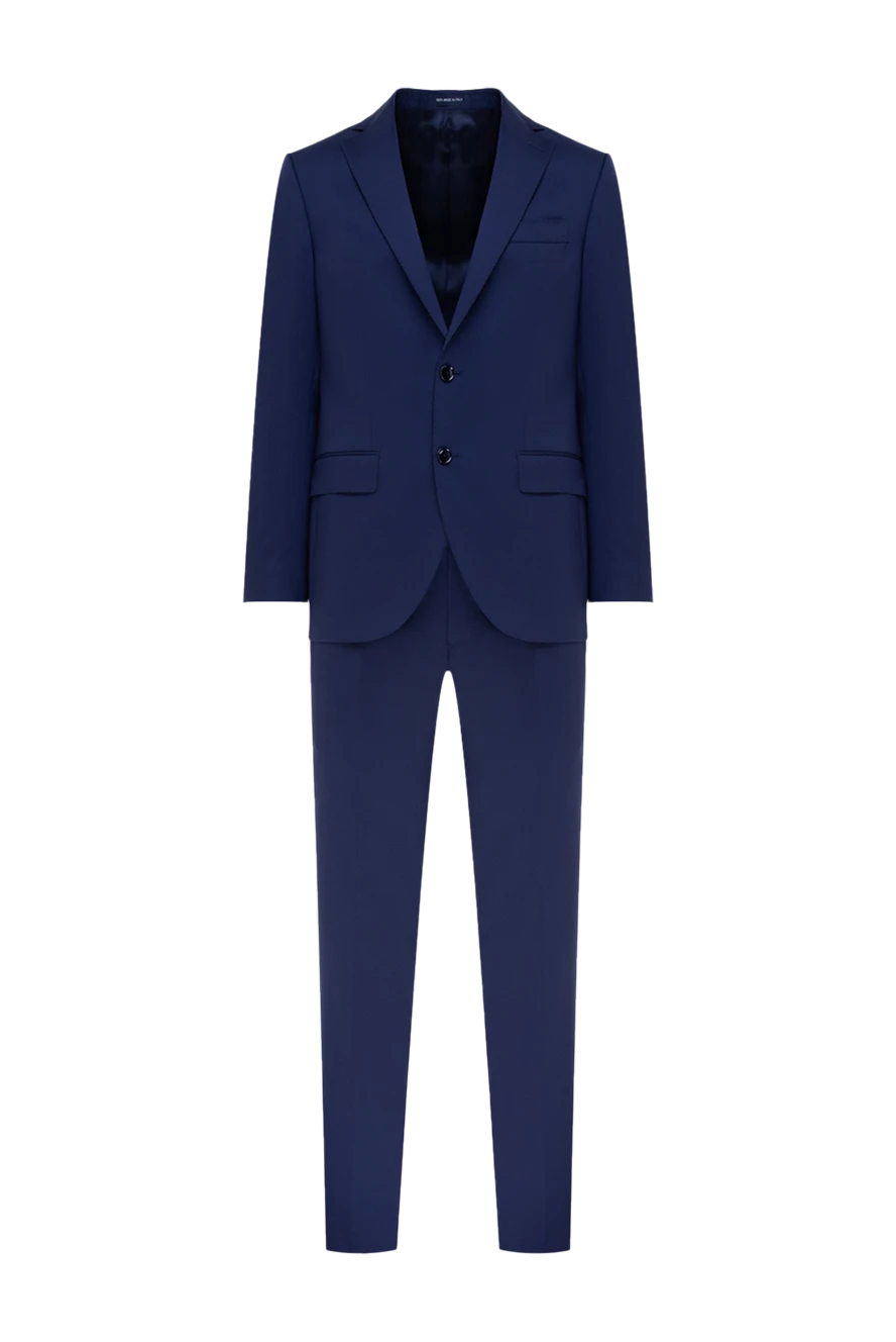 Sartoria Latorre man men's blue wool suit buy with prices and photos 175547