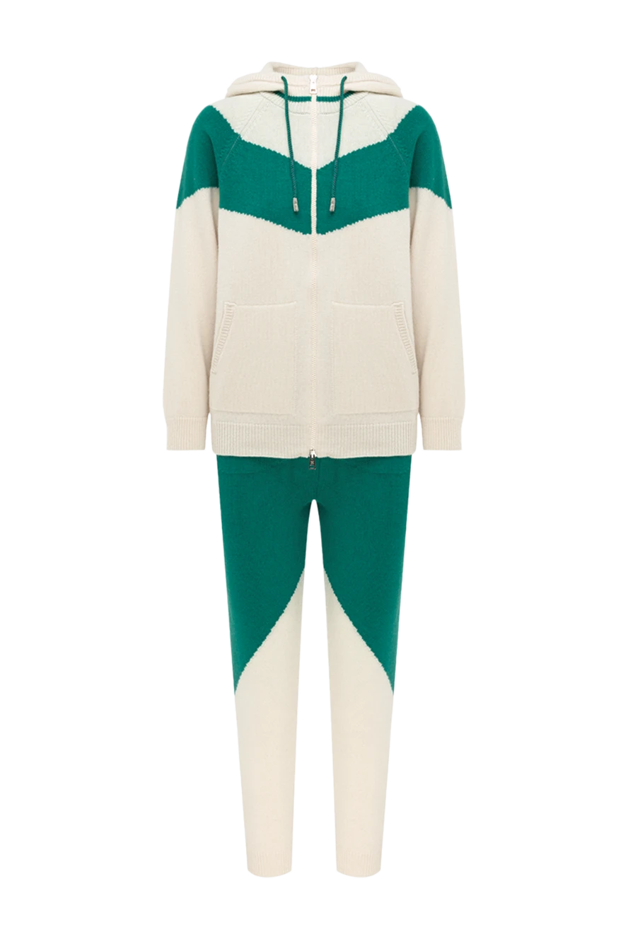 Panicale костюм прогулянковий бежевий з контрастними вставками жіночий 175572 - фото 1