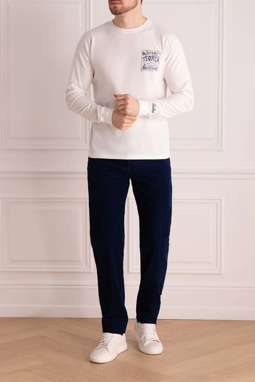 MC2 Saint Barth man white cotton sweatshirt for men buy with prices and photos 175614 - photo 2