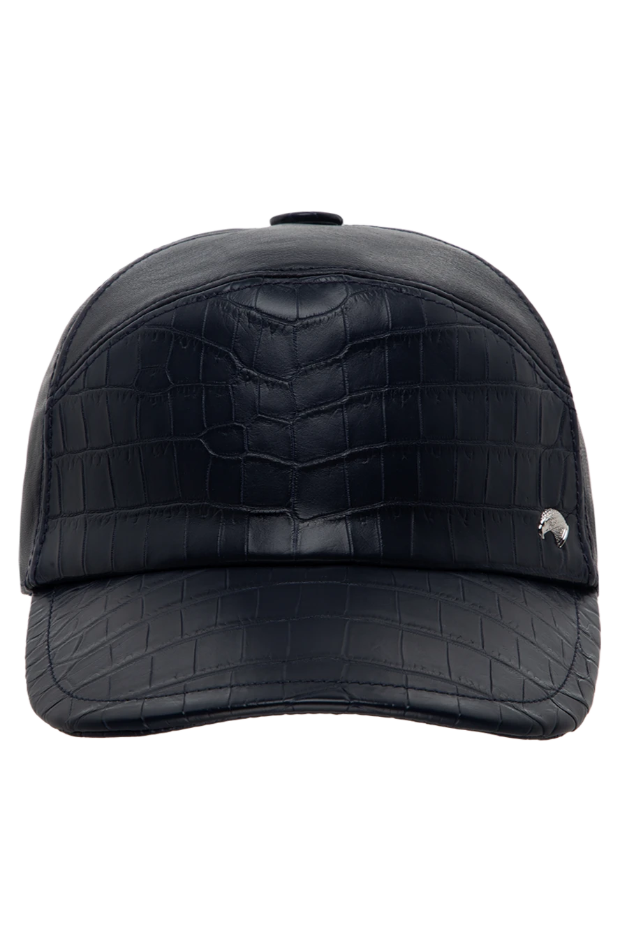 Stefano Ricci blue alligator leather cap for men 175730 - photo 1