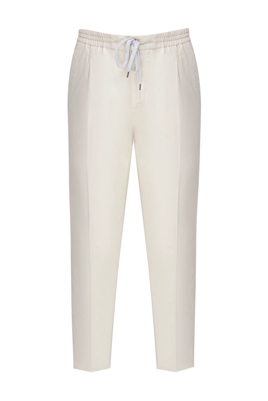 PT01 (Pantaloni Torino) pants for men made of cotton and elastane white 175785 - photo 1