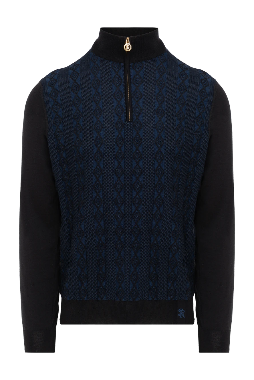 Stefano Ricci троєр чоловічий синій 175825 - фото 1