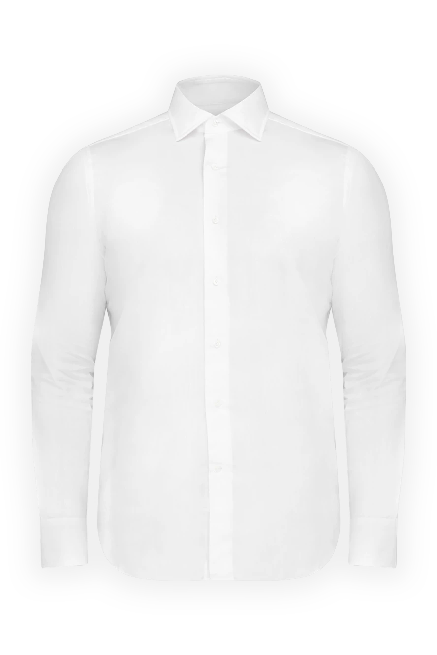 Alessandro Gherardi men's white cotton business style shirt 175845 - photo 1