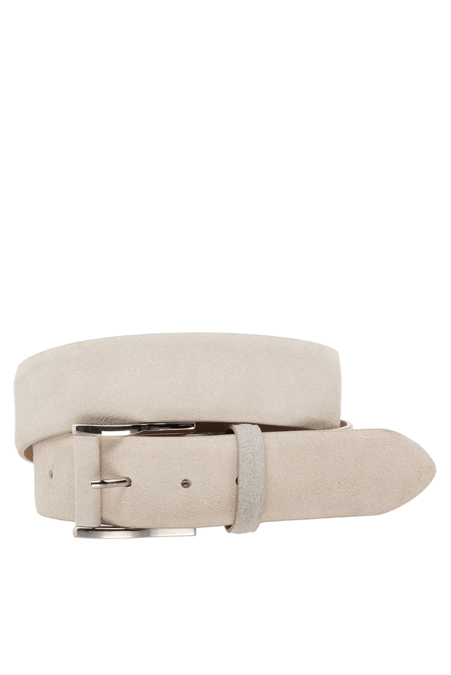 Cesare di Napoli man men's beige suede belt buy with prices and photos 175879