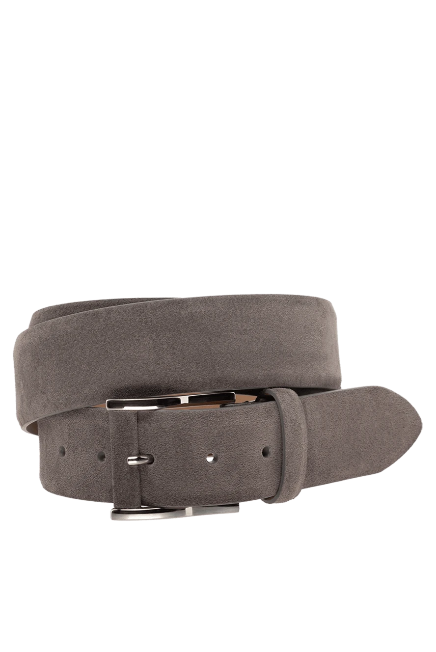Cesare di Napoli man men's brown suede belt buy with prices and photos 175881