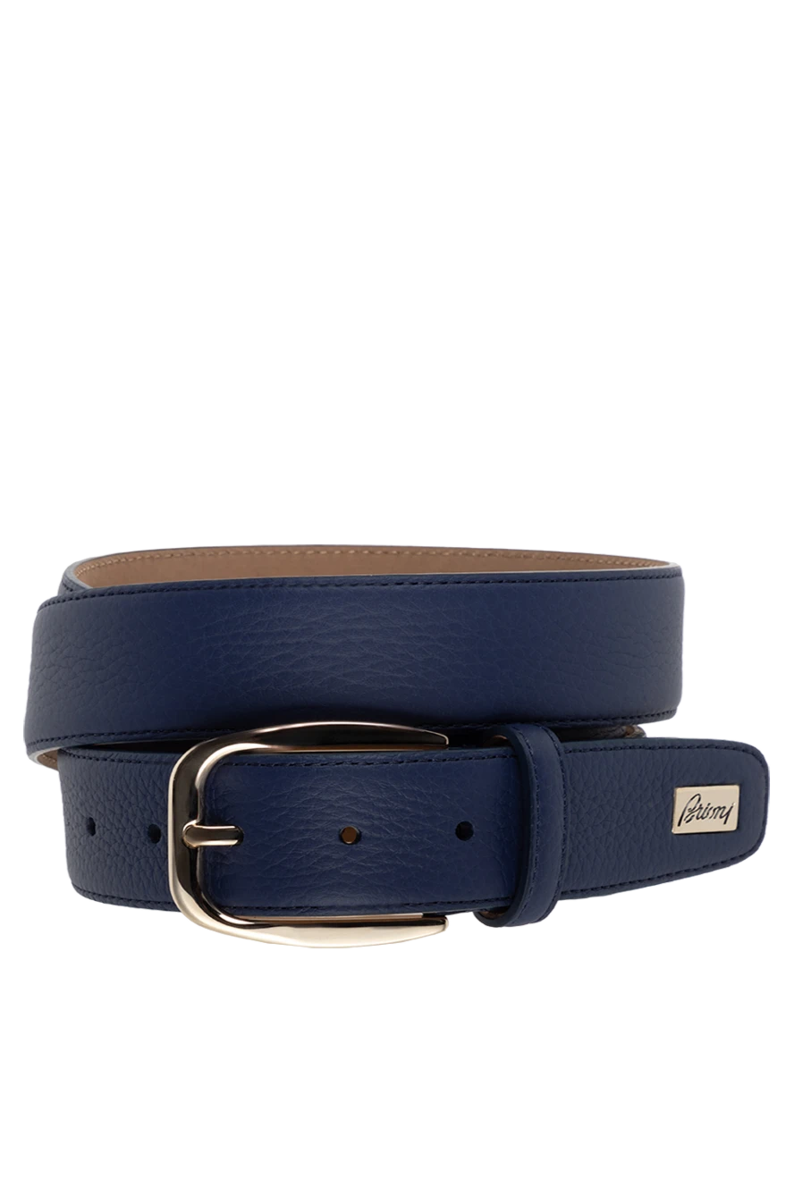 Brioni man leather belt for men blue 175909 - photo 1