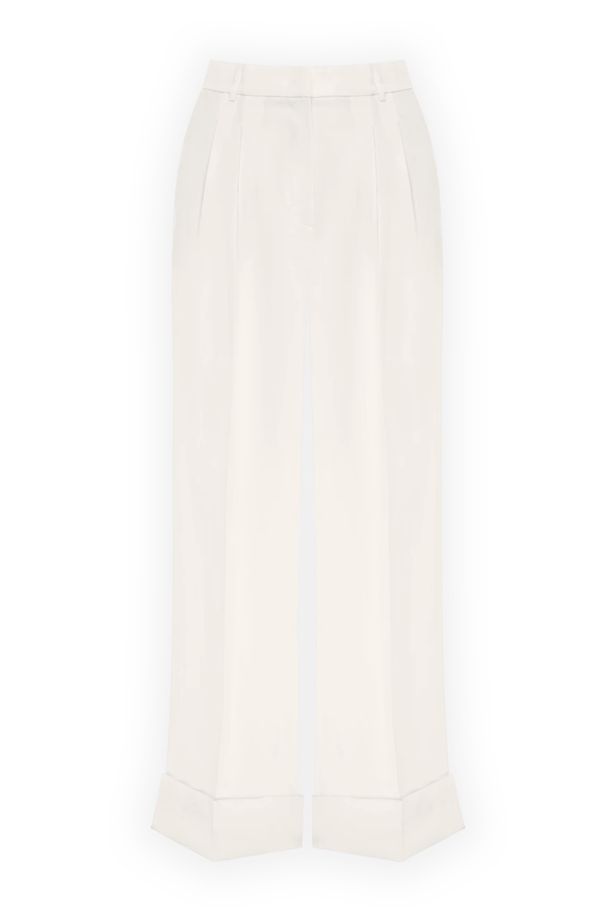 The Andamane женские брюки из полиэстера белые женские купить с ценами и фото 176078 - фото 1