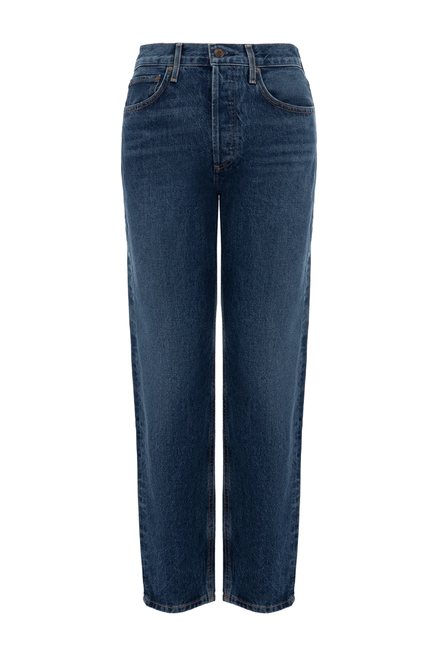 Citizens of Humanity женские джинсы из хлопка и лиоцела голубые женские купить с ценами и фото 176192 - фото 1