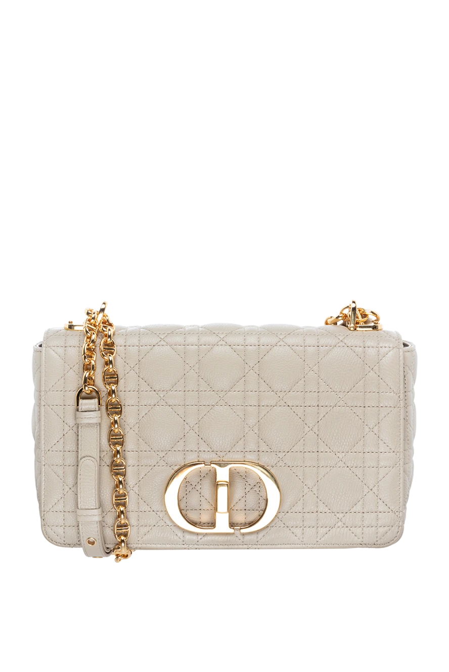 Dior женские сумка из кожи женская бежевая купить с ценами и фото 176340