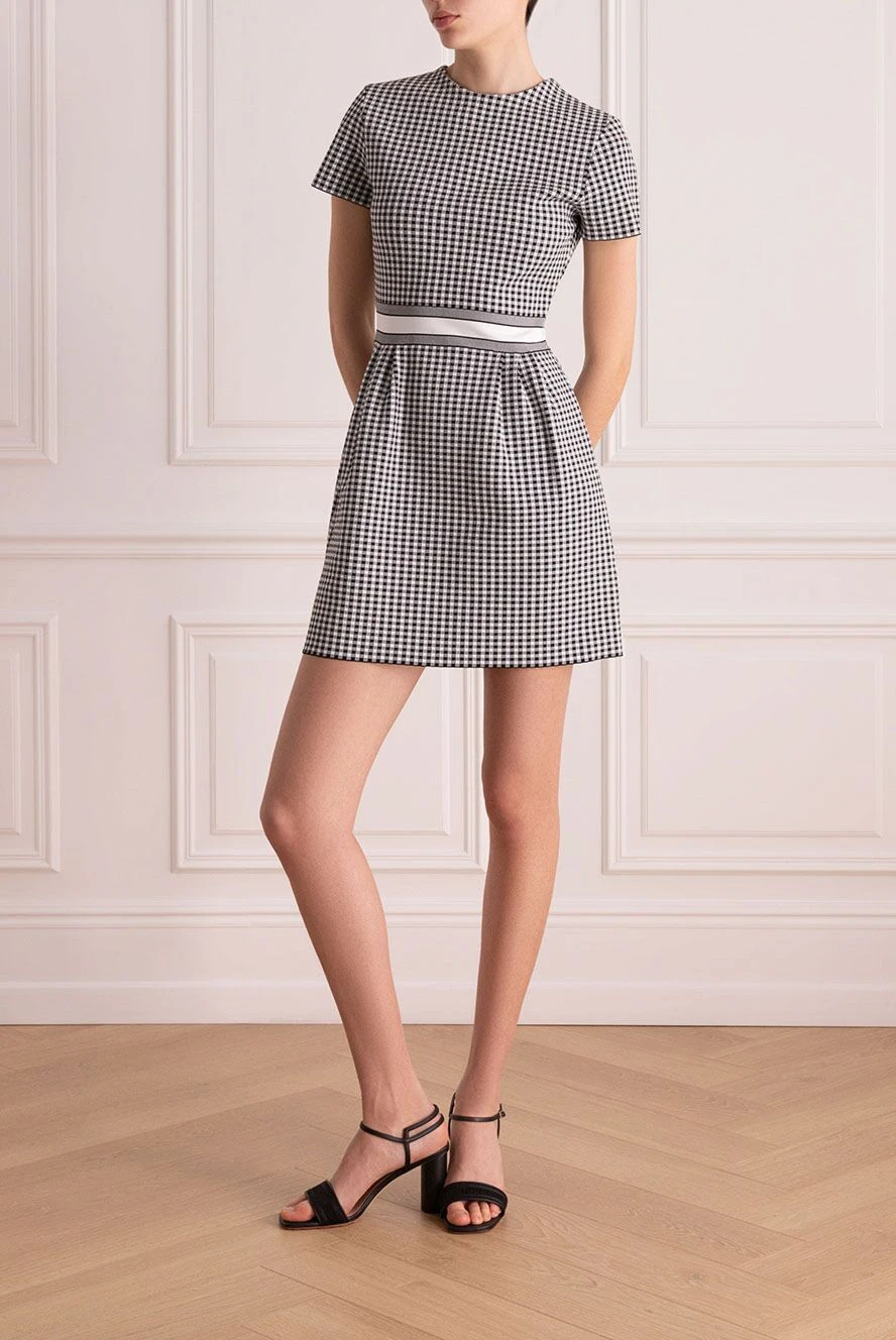 Dior woman gray viscose and polyamide dress buy with prices and photos 176349 - photo 2