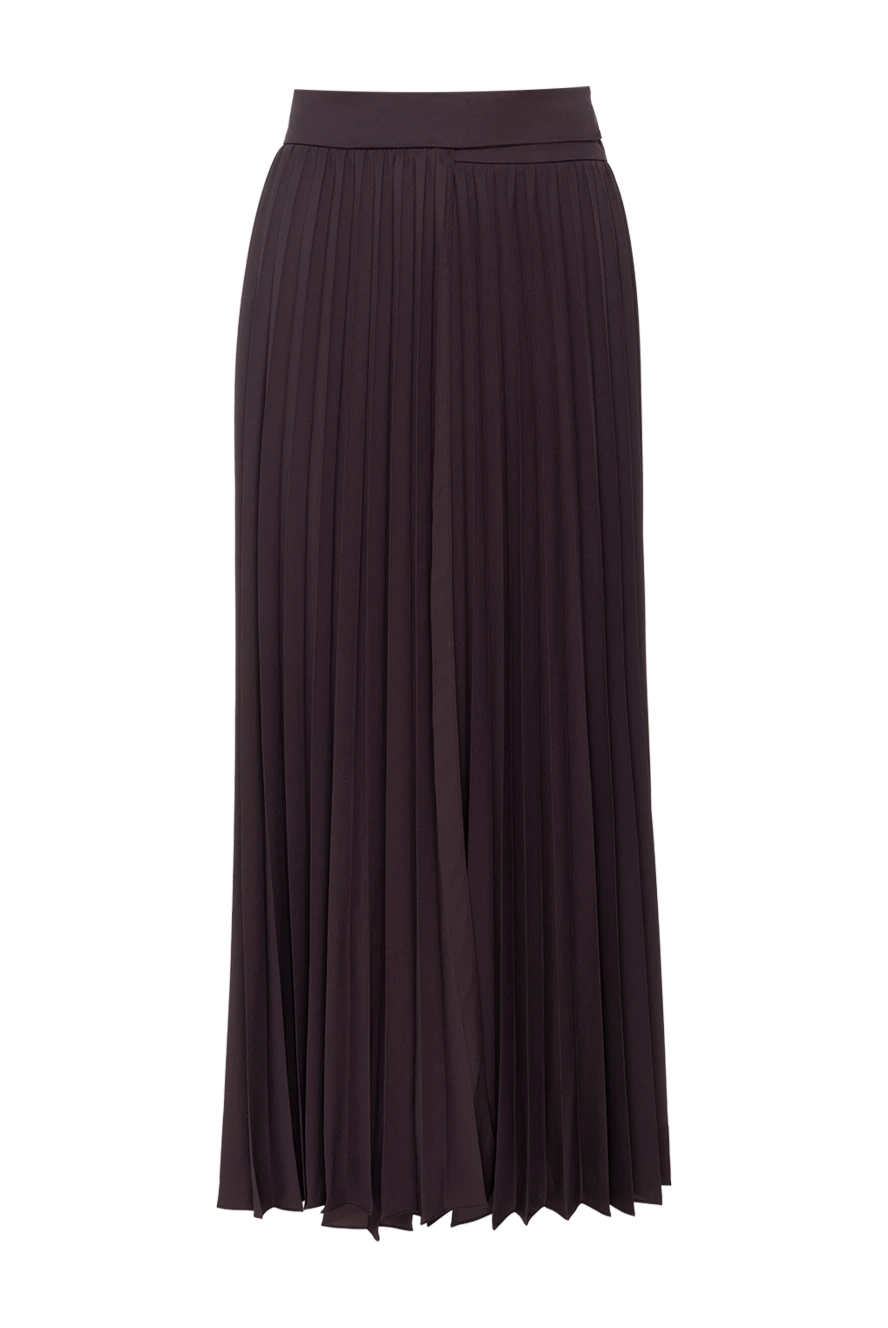 P.A.R.O.S.H. женские юбка из полиэстера коричневая женская купить с ценами и фото 176380