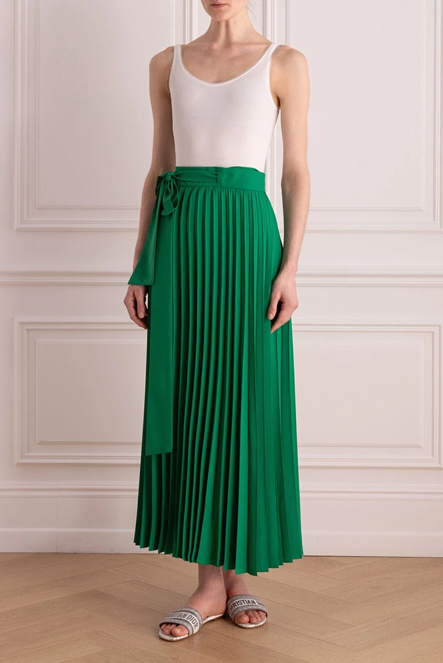 P.A.R.O.S.H. woman women's green polyester skirt buy with prices and photos 176381 - photo 2