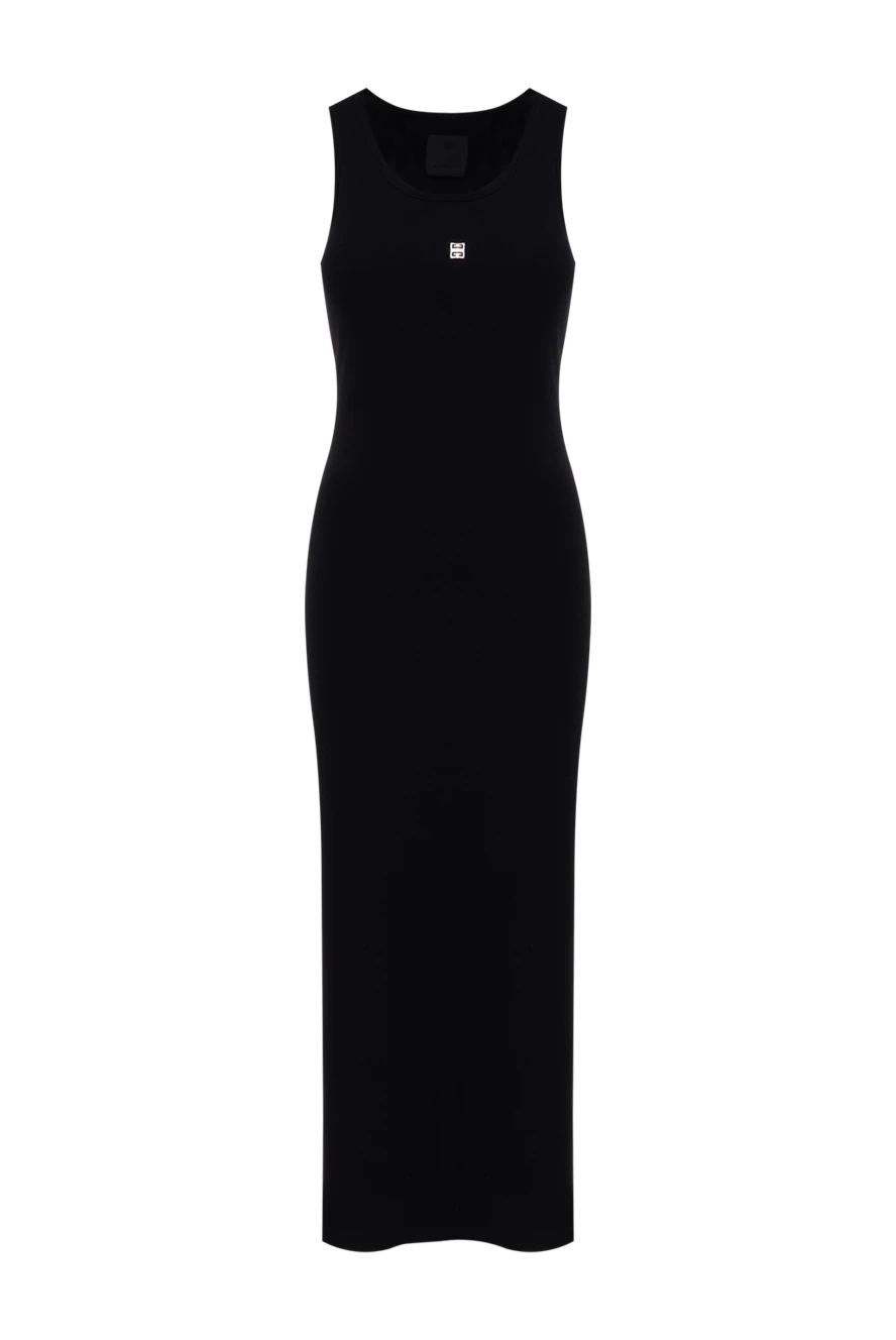 Givenchy женские платье трикотажное из хлопка и эластана черное купить с ценами и фото 176462