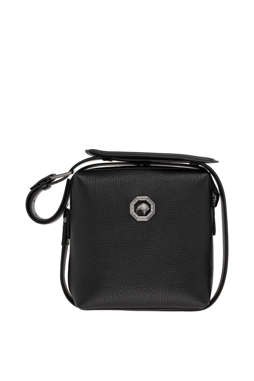 Stefano Ricci сумка із натуральної шкіри чоловіча чорна 176534 - фото 1