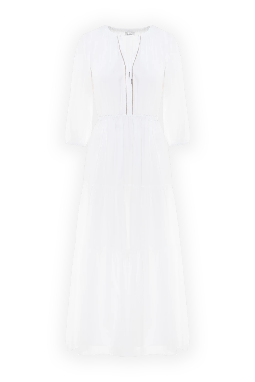 Peserico white cotton dress for women 176629 - photo 1