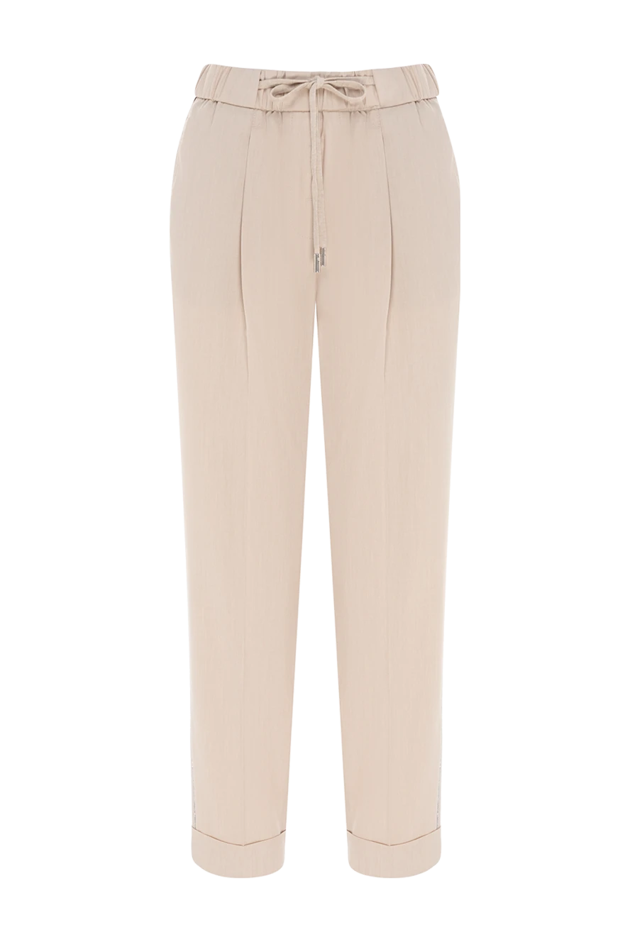 Peserico woman pants for women beige 176702 - photo 1